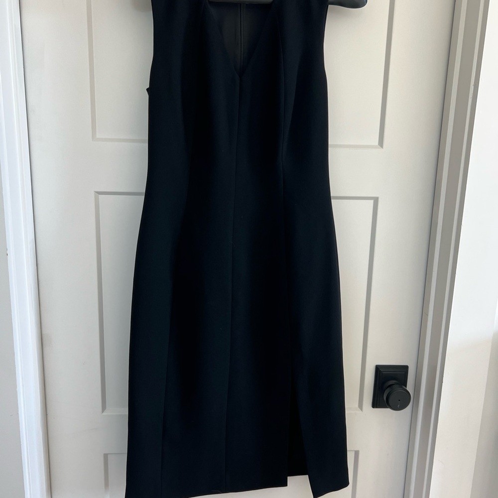 Elie Tahari Black Dress w/ lace slit